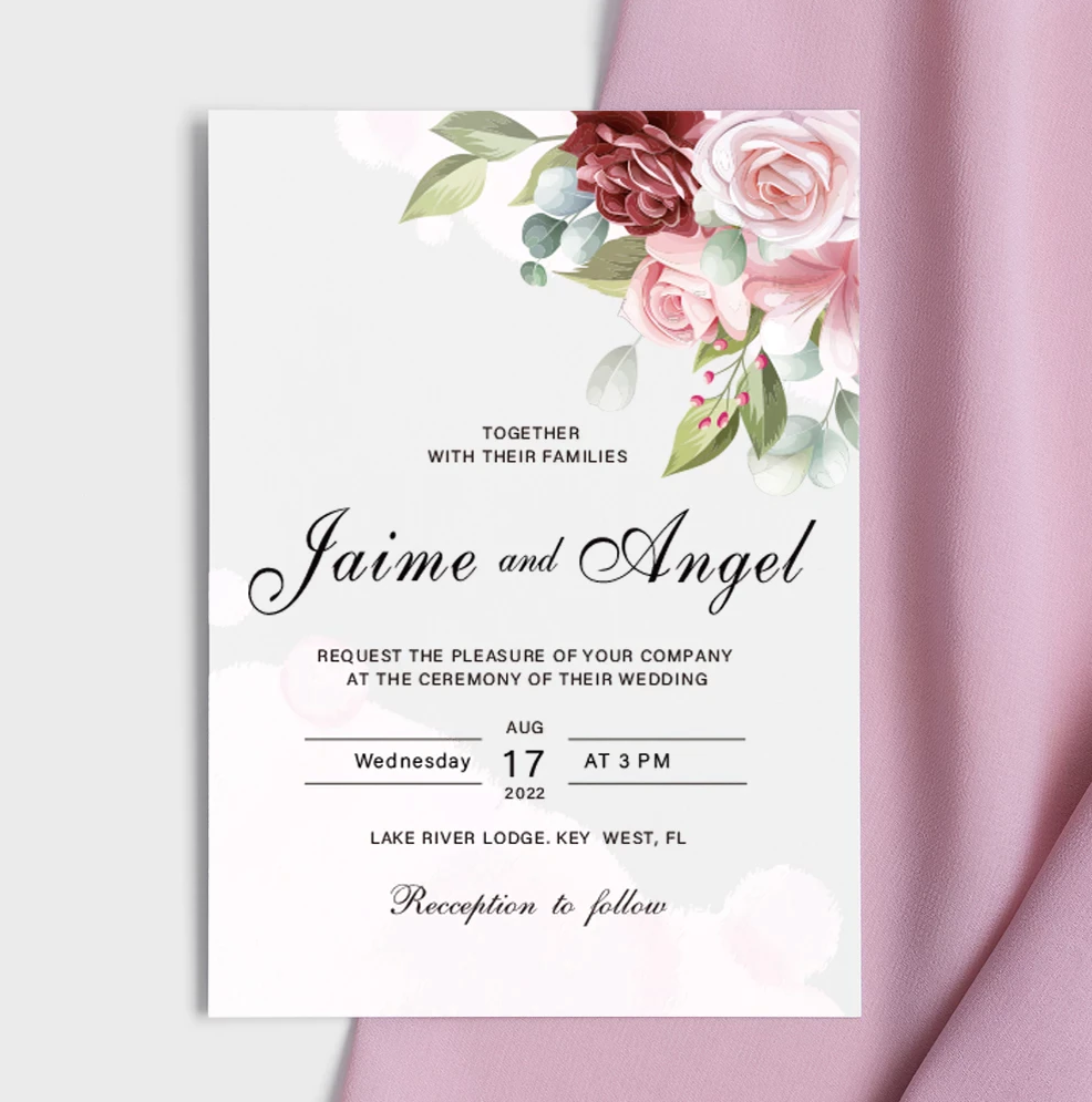 Engagement Ceremony Invitation Template in Pages, Publisher, PSD,  Illustrator, Word, Outlook - Download | Template.net
